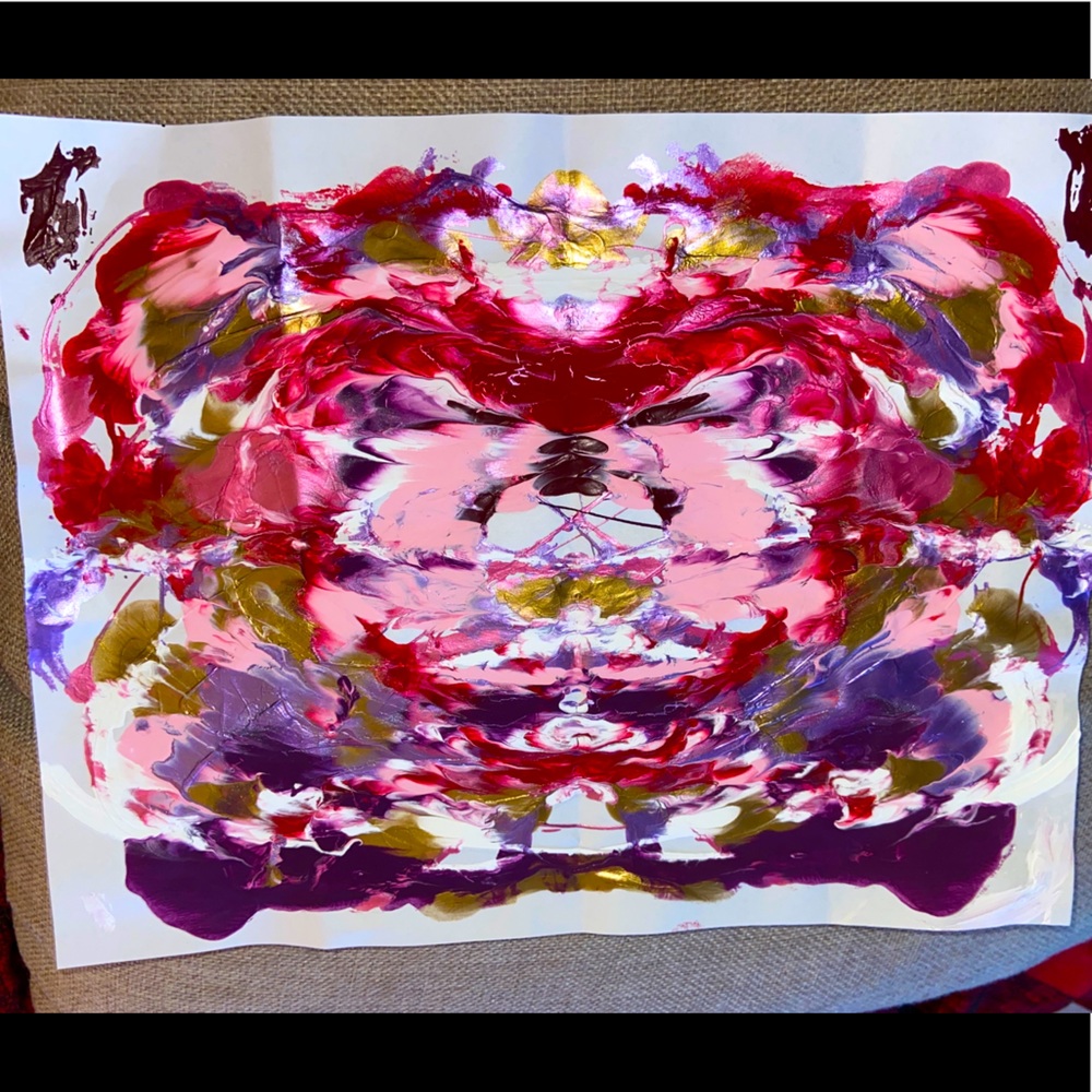 Hand Painted artwork. “ Aligned Beauty ”
